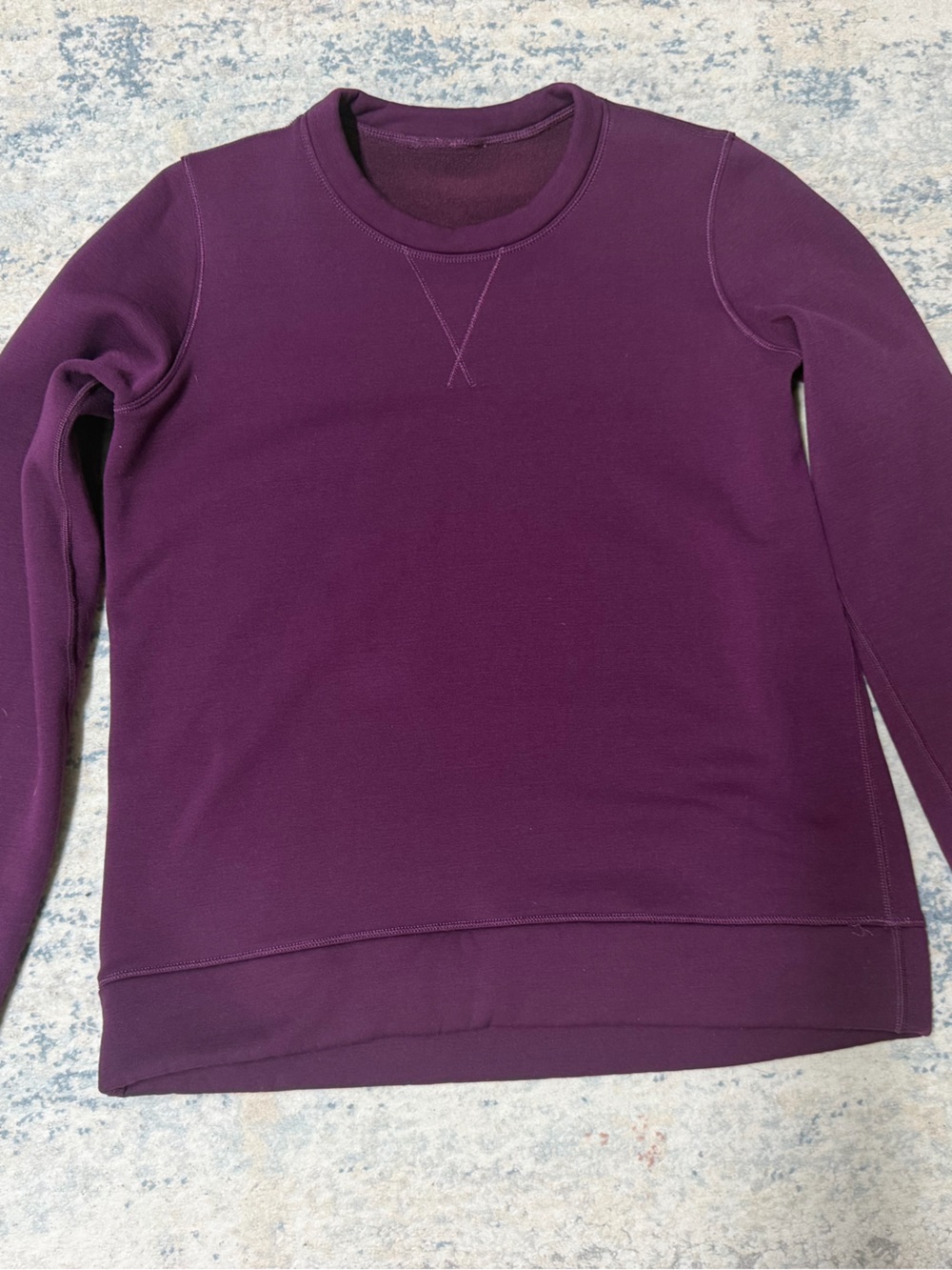 lululemon athletica Women's Crewneck Sweatshirt in Deep Plum